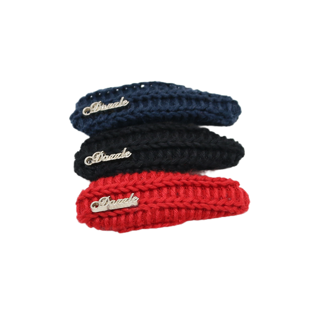 clip snap knitted