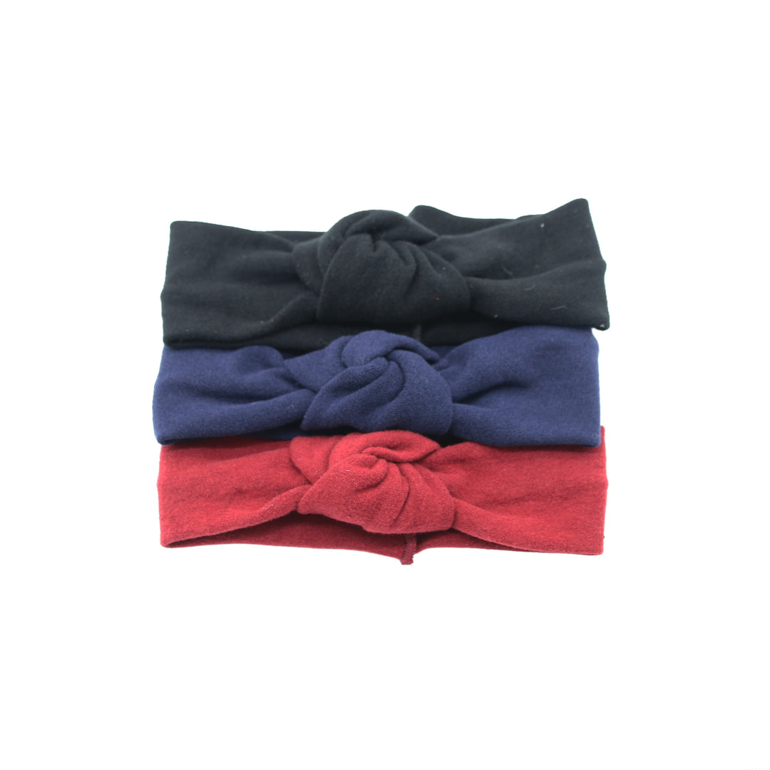 headband fleece stretch knot