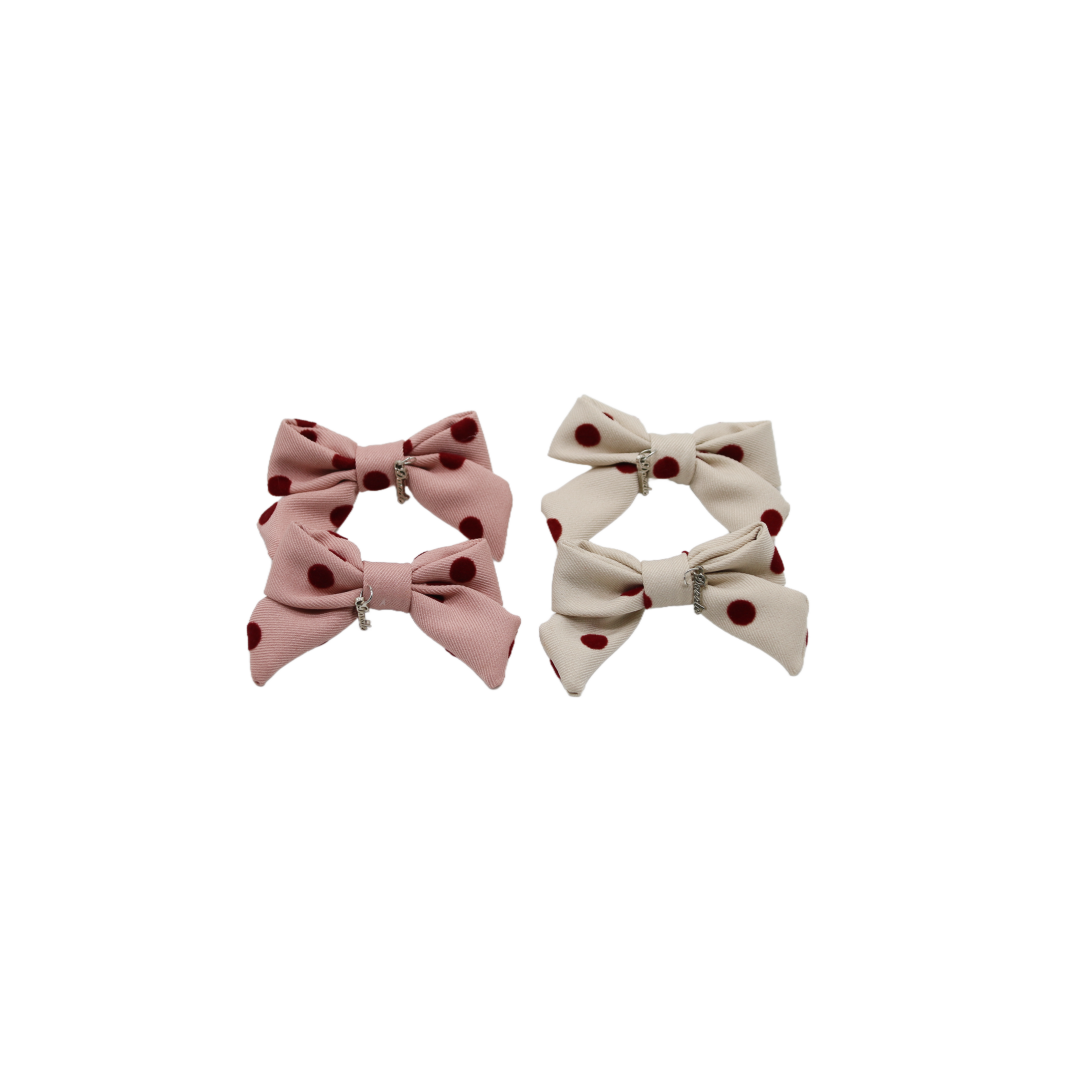 clip polka dot set