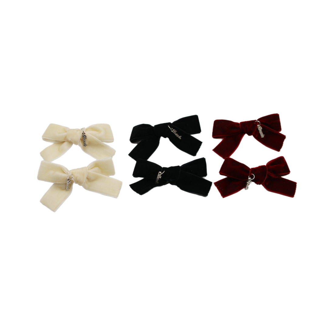 clip velvet set