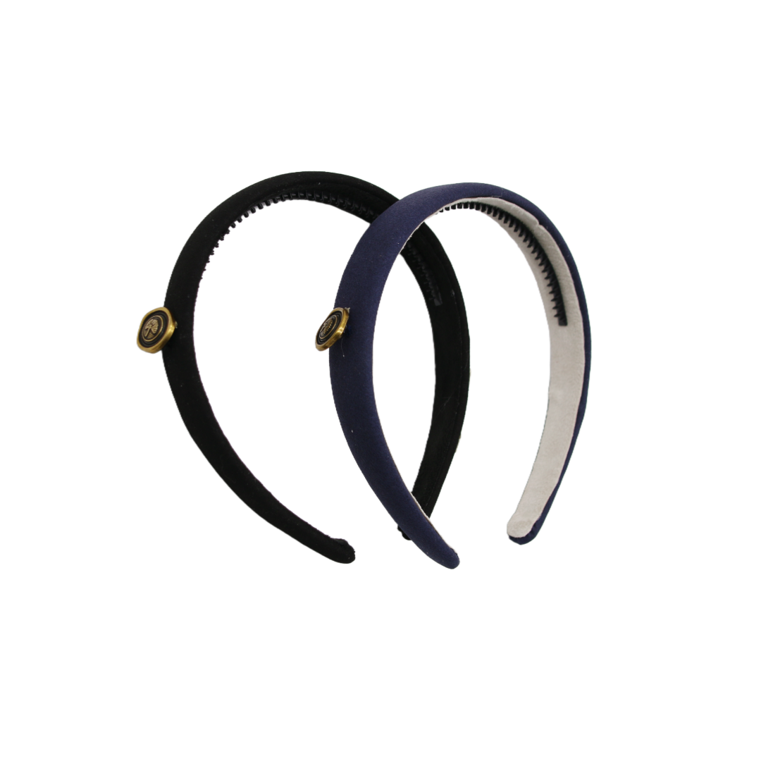 headband suede charm