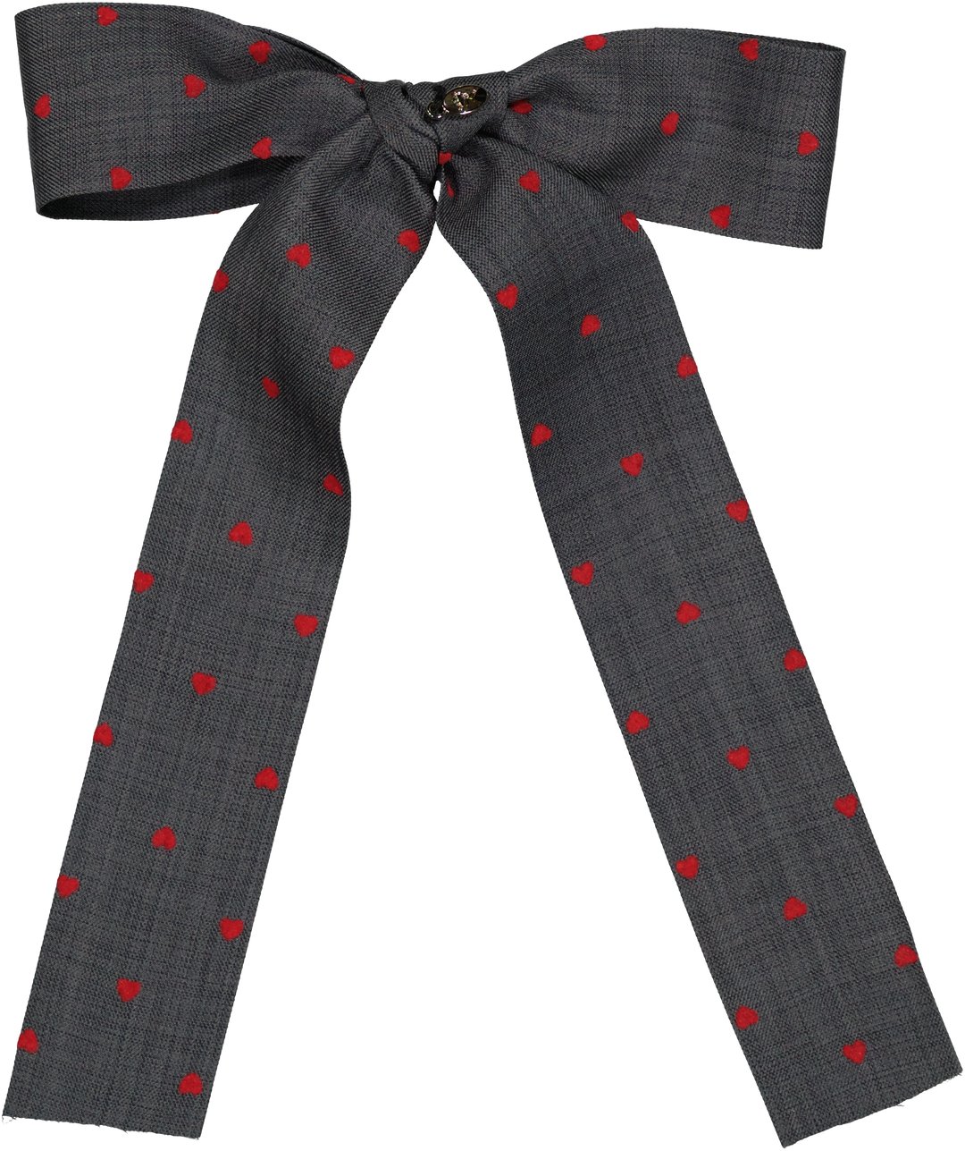 clip scattered hearts bow