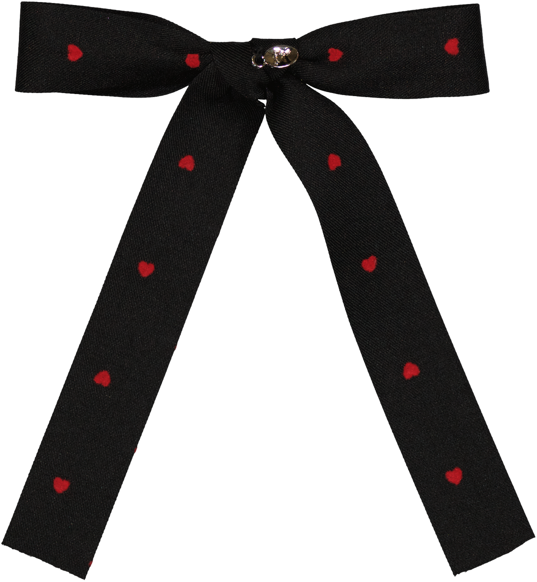 clip scattered hearts bow