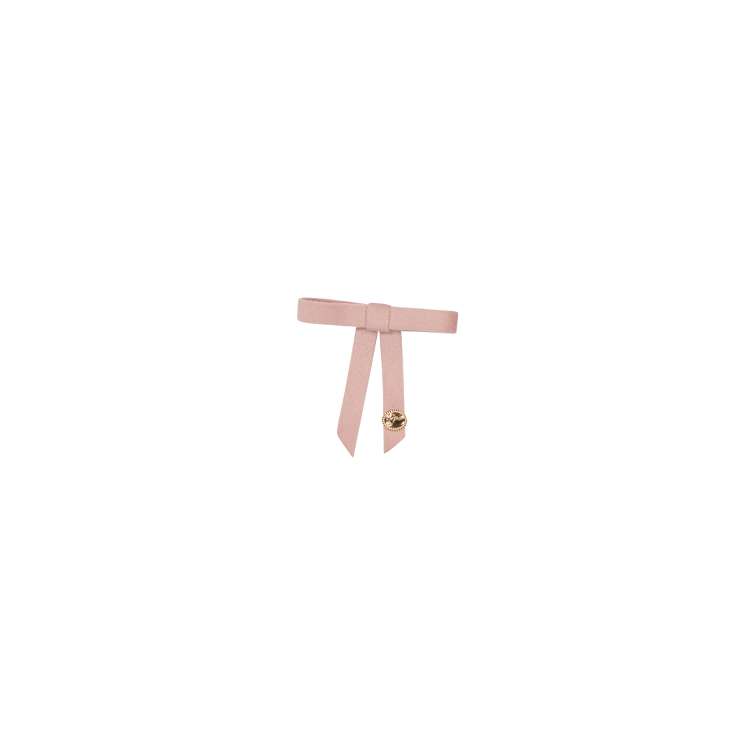 clip velvet tuxedo bow