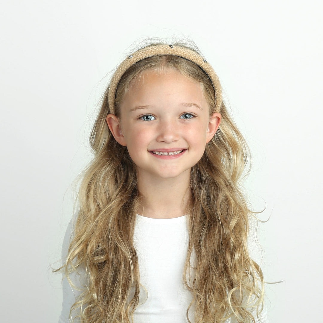 headband scattered padded bow