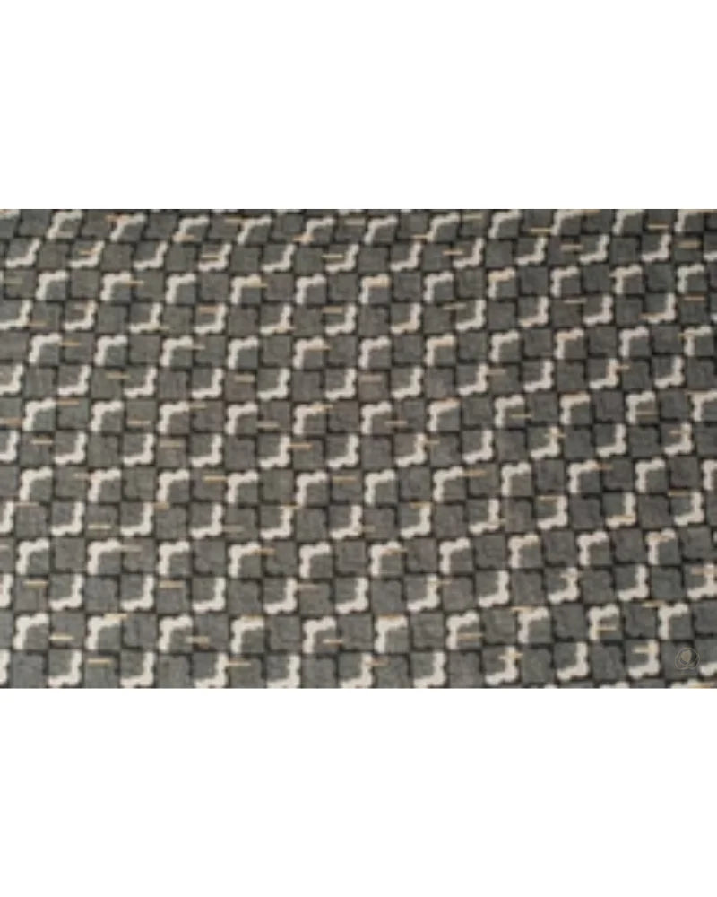 headscarf pretied square geometric metallic