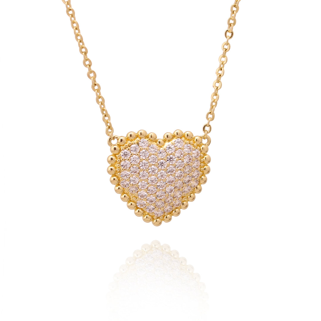 necklace pendant heart pillow