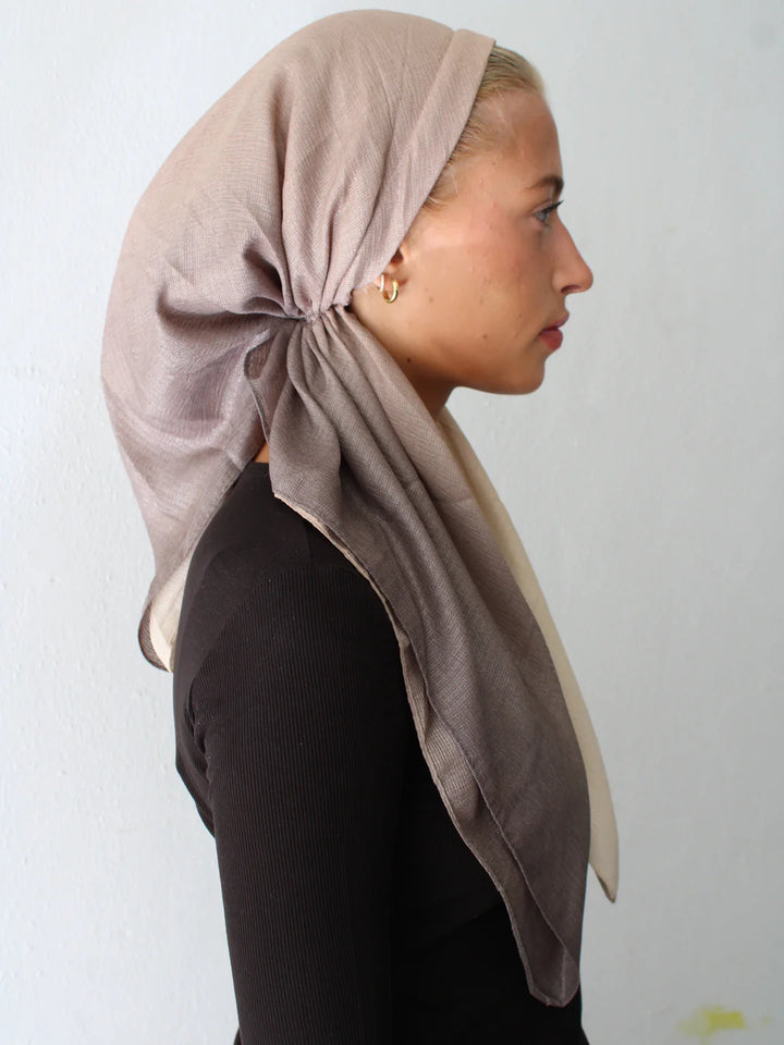 headscarf versatile shimmer ombre