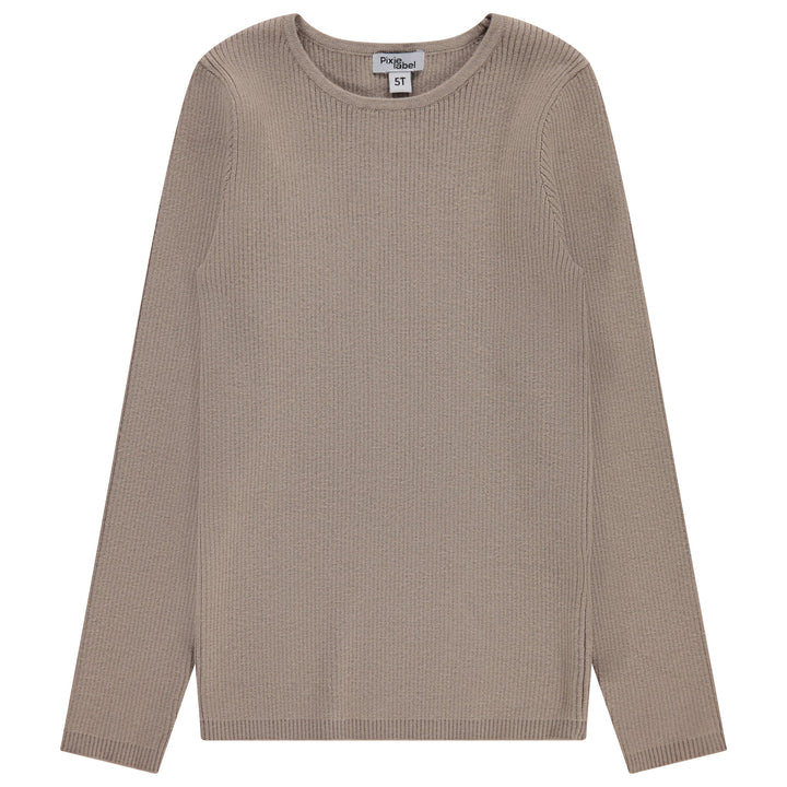 top knit crew neck
