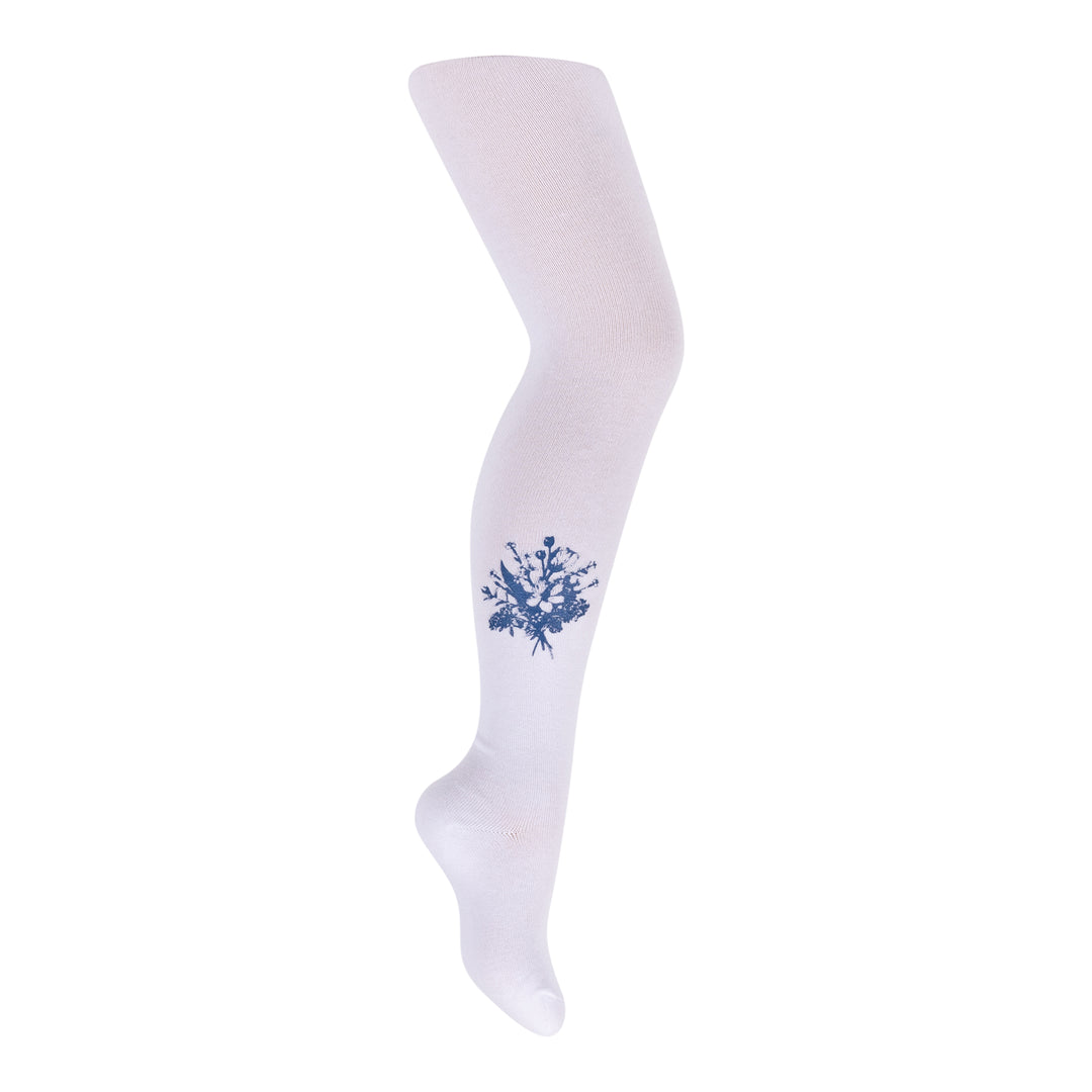 tights cotton floral bouquet