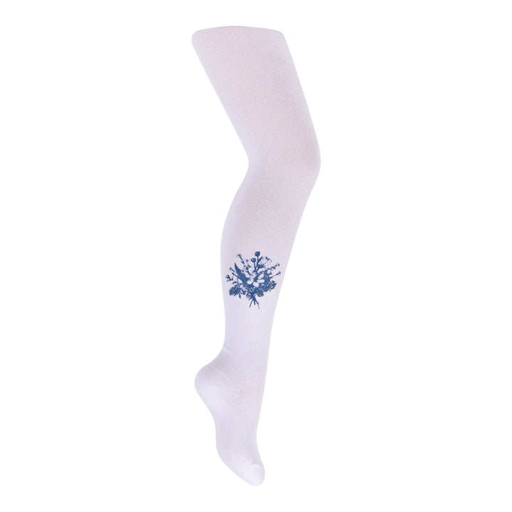 tights cotton floral bouquet