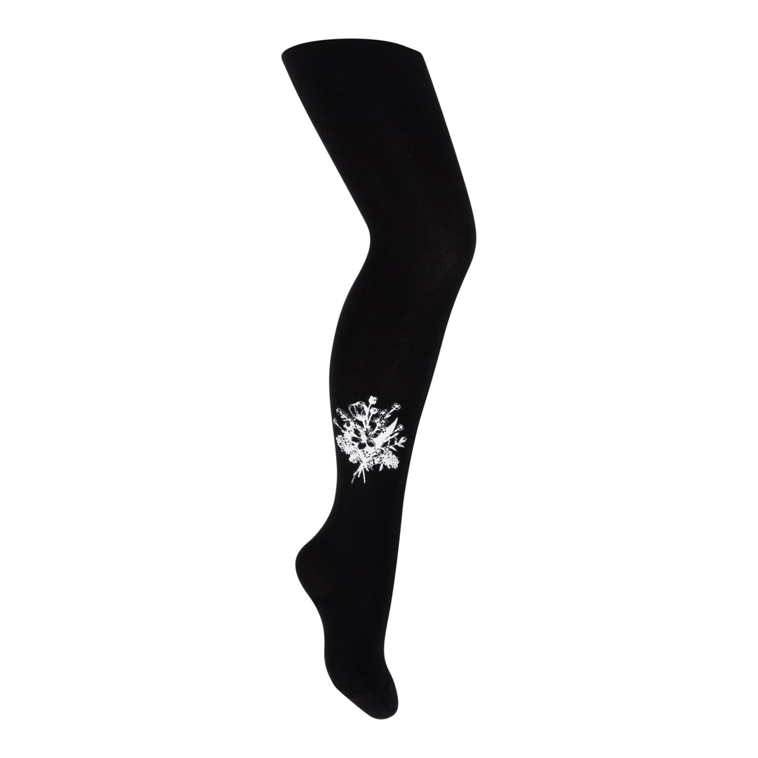 tights cotton floral bouquet