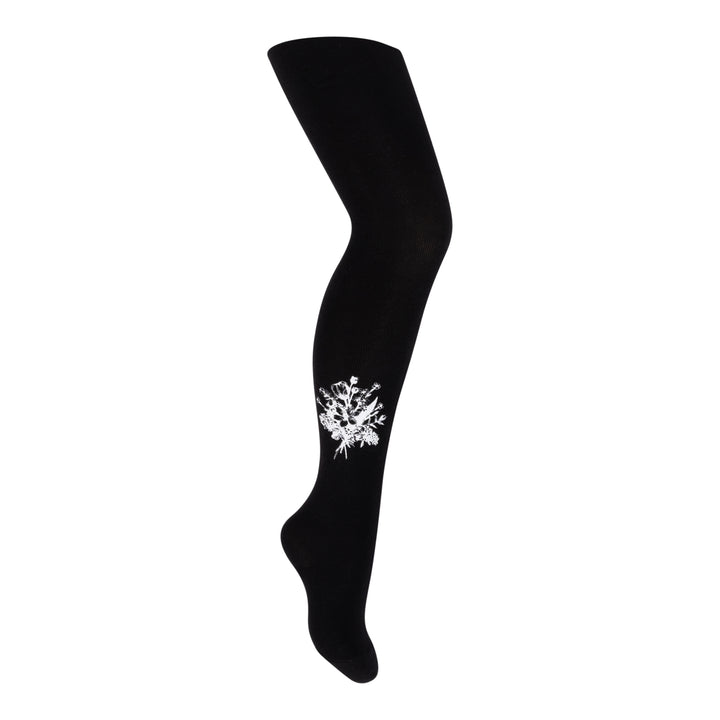 tights cotton floral bouquet