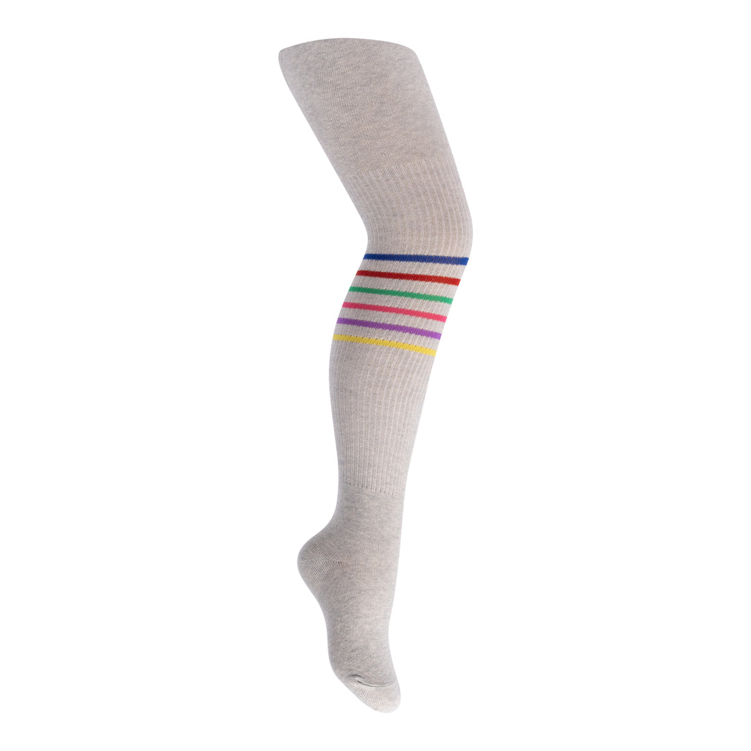 tights cotton thin colorful stripes