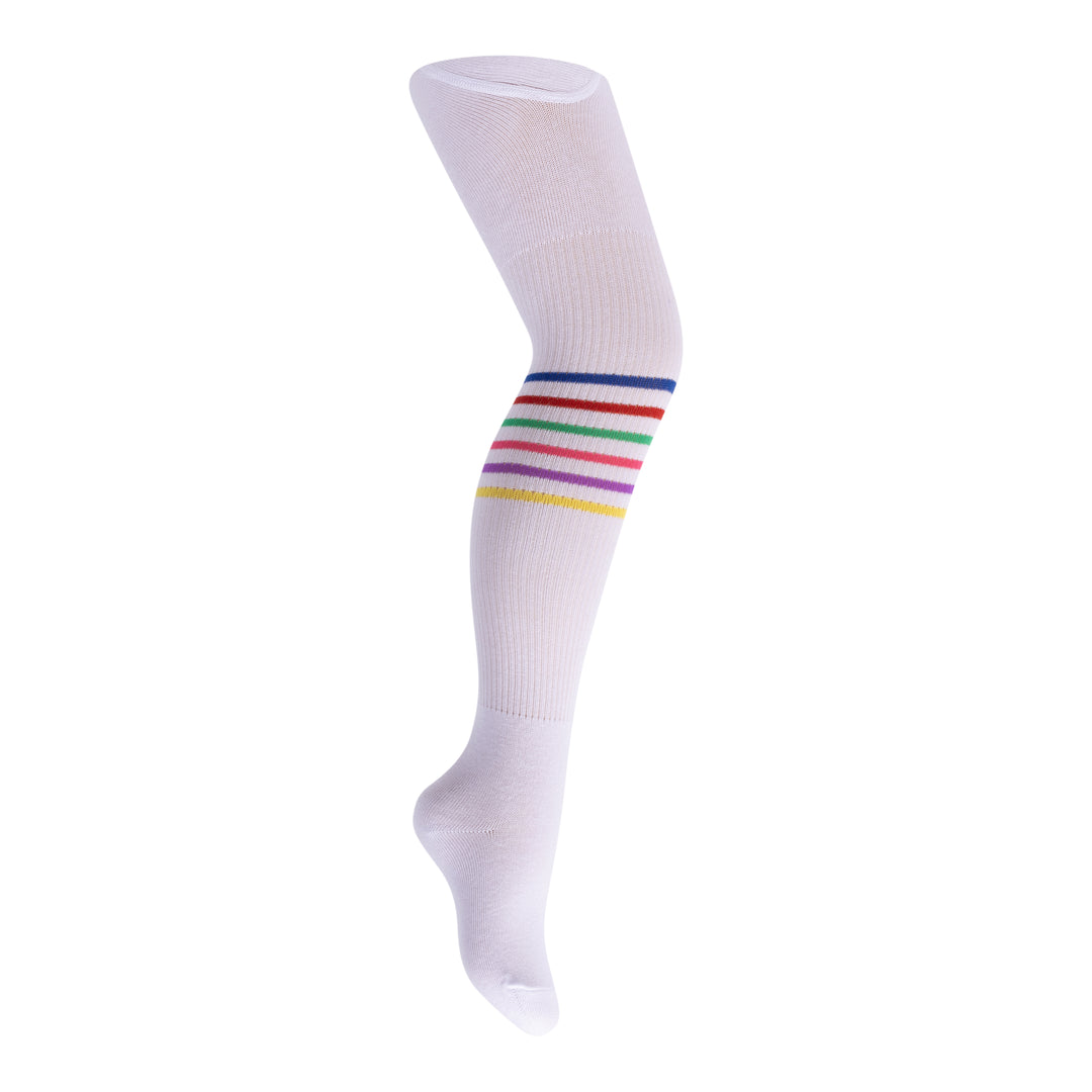 tights cotton thin colorful stripes