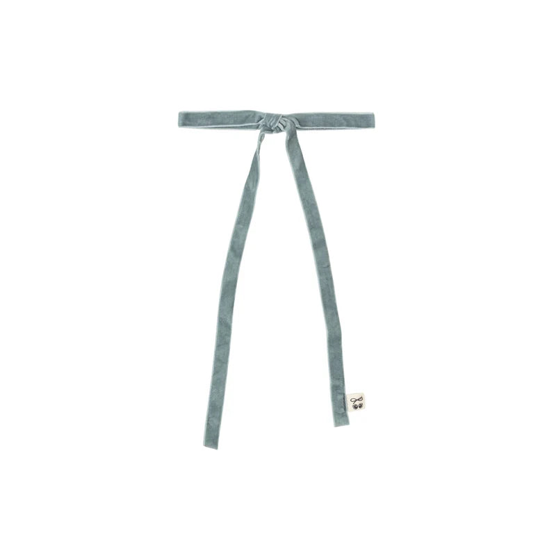 clip velvet thin long bow