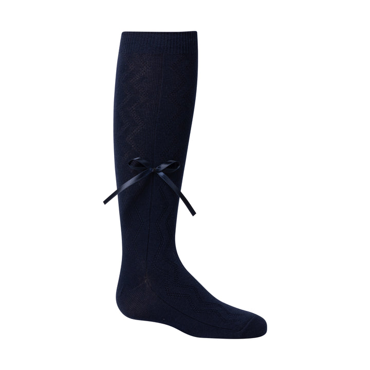 tights cotton zig zag modal textured