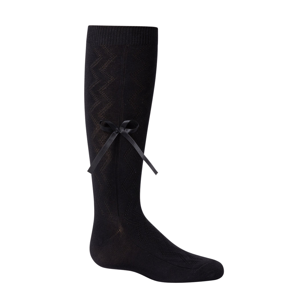 tights cotton zig zag modal textured