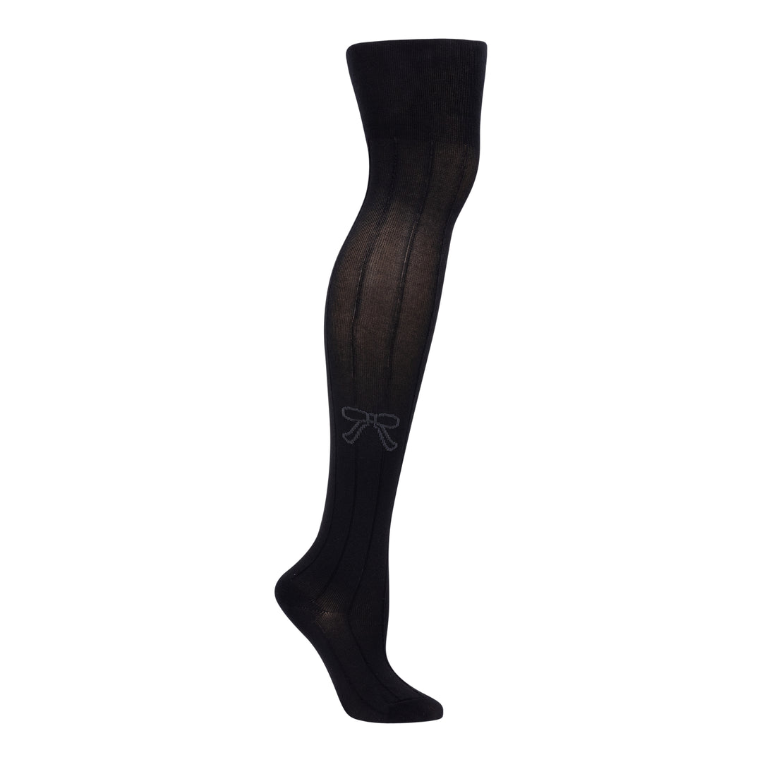 tights cotton bow