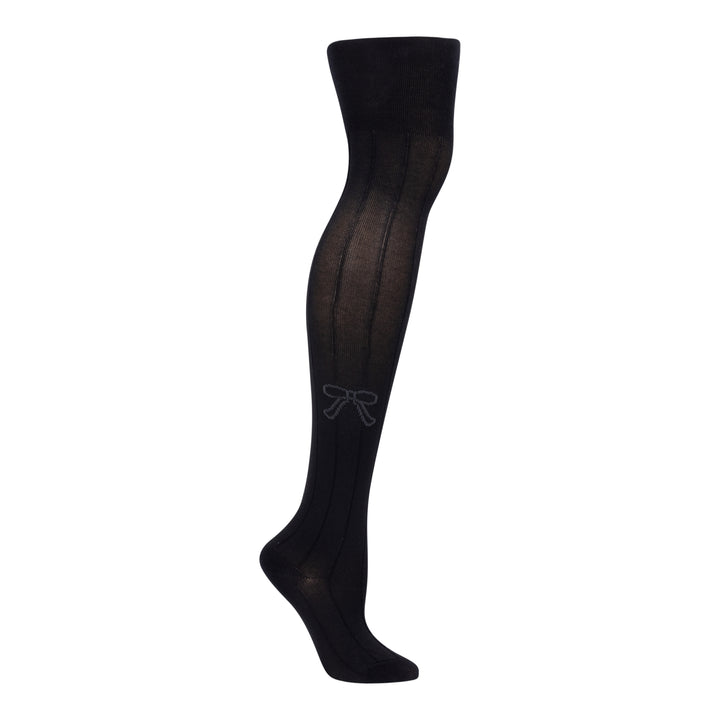 tights cotton bow