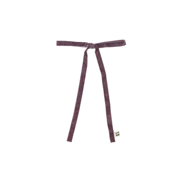 clip velvet thin long bow