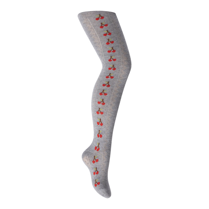tights cotton cherry texture