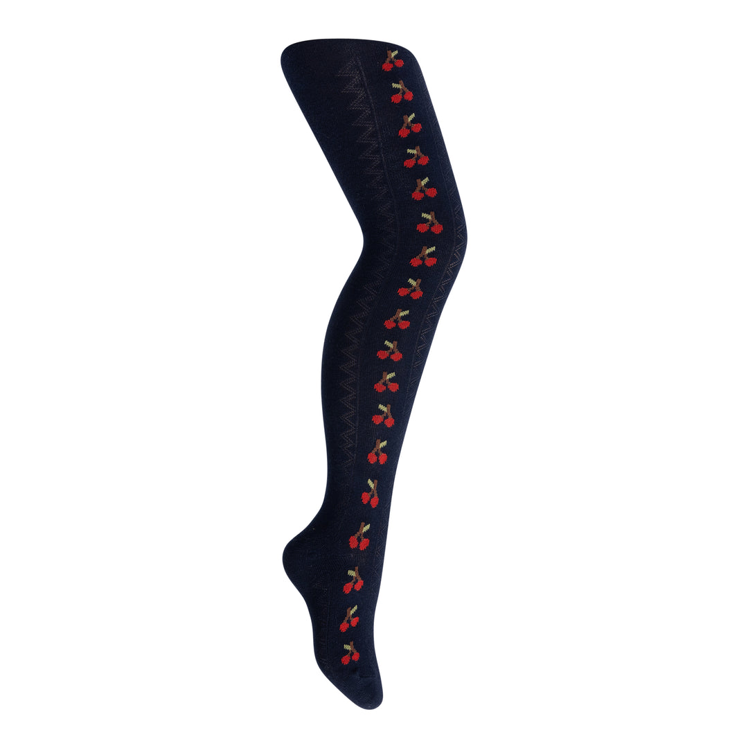 tights cotton cherry texture