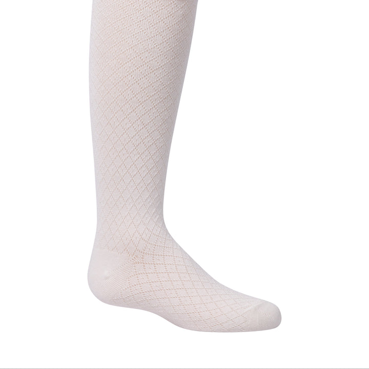 tights cotton diamond dot texture