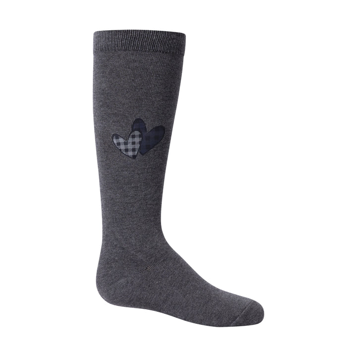 knee checkered heart