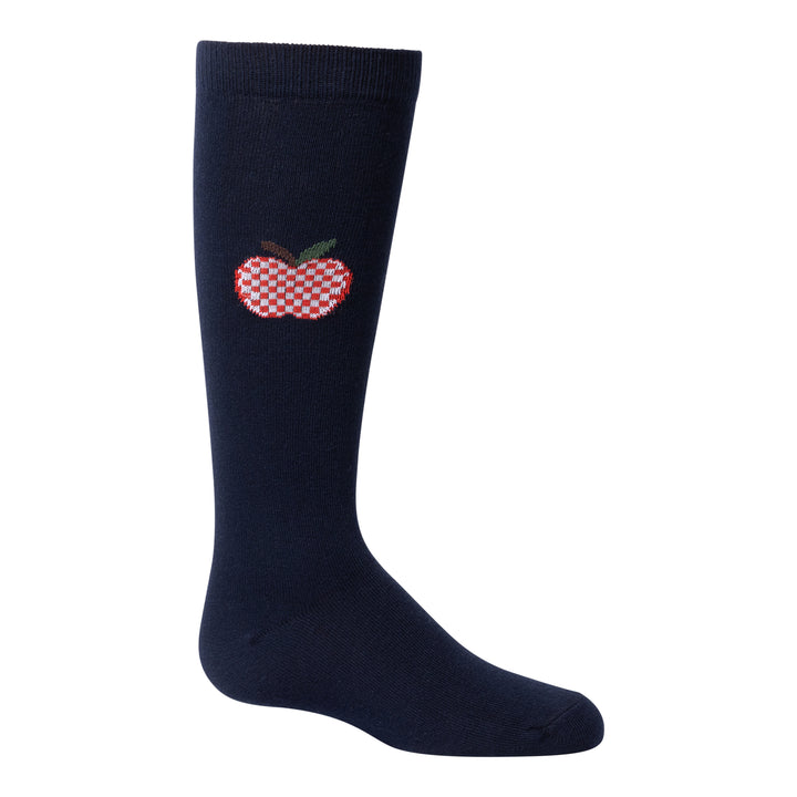 tights cotton checkered apple