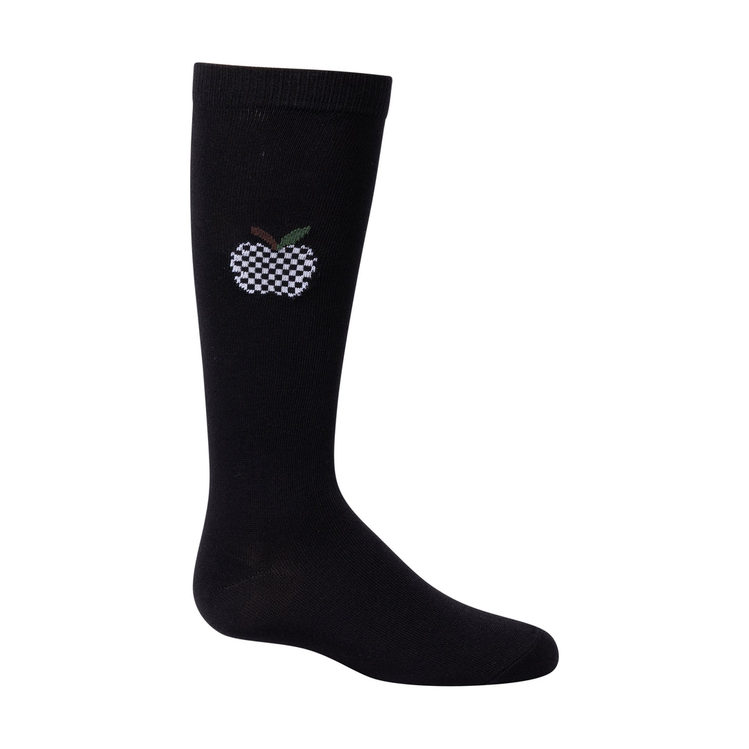 tights cotton checkered apple