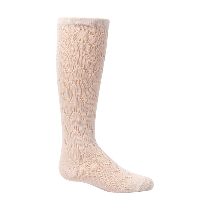 knee crochet wave texture