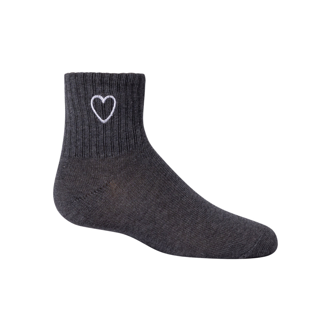 anklet embroidered heart