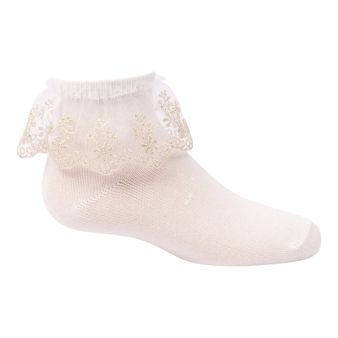 anklet elegant ruffle