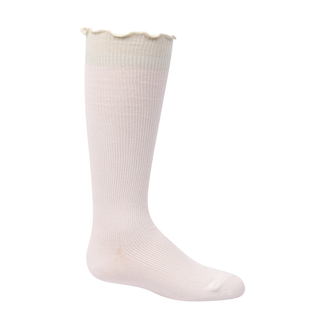 anklet colored scalloped edge