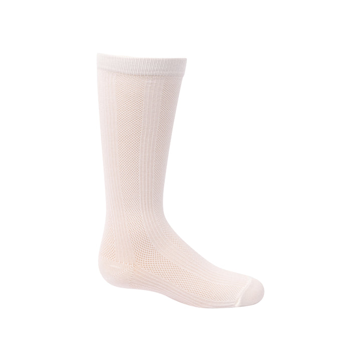 knee fishnet stripe modal