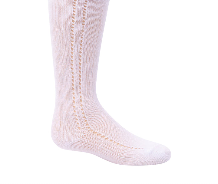 tights cotton side crochet