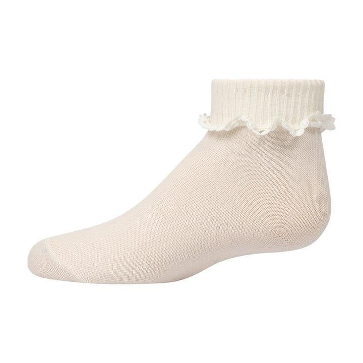 anklet circle lace ruffle