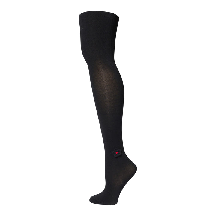 tights cotton modal wool flower