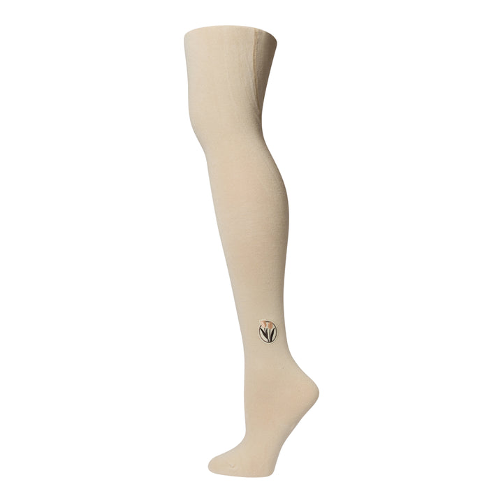 tights cotton modal tulip patch
