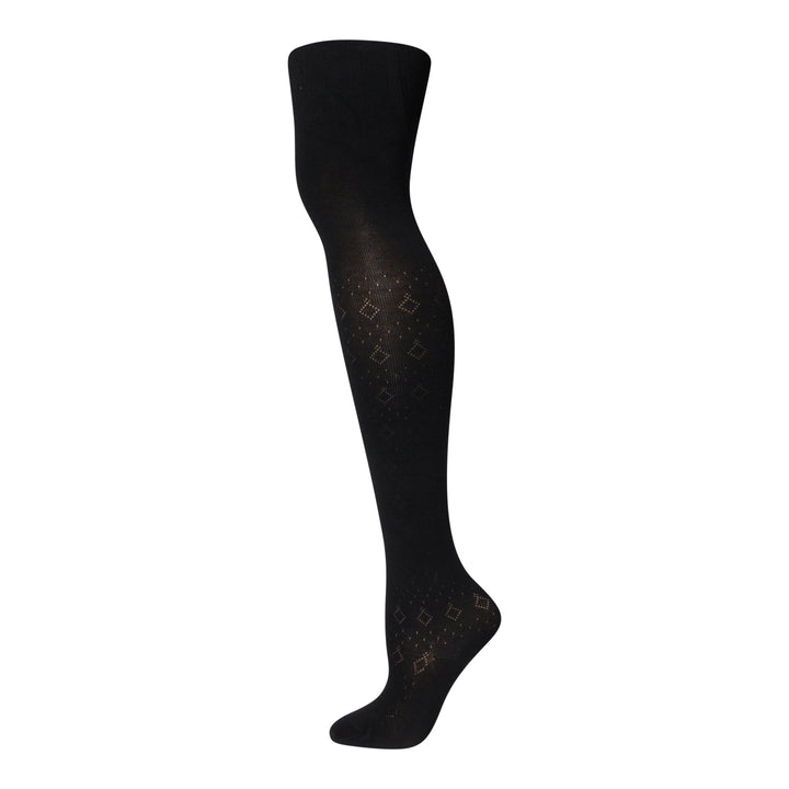 tights cotton textures diamond pattern