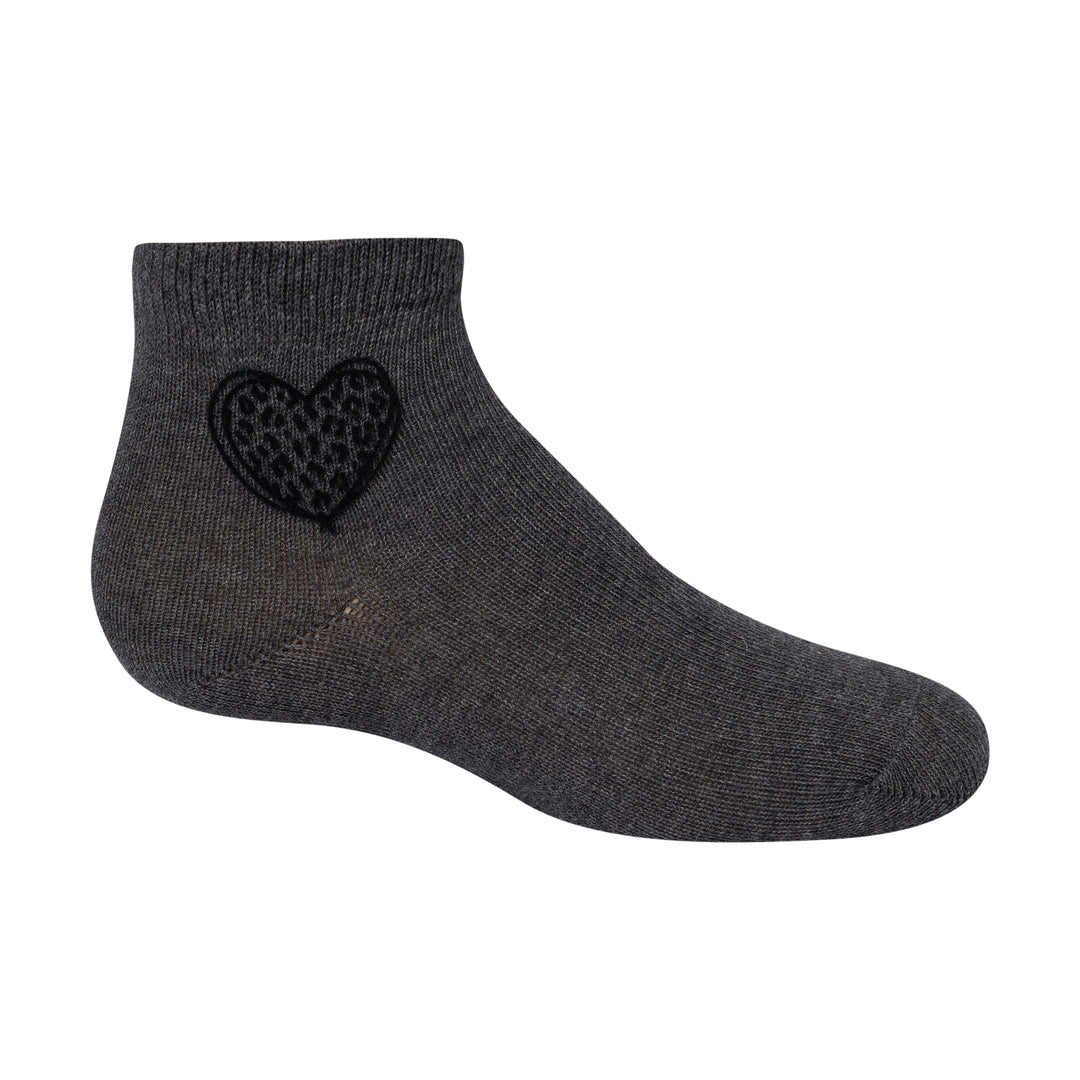 anklet velvet leopard heart
