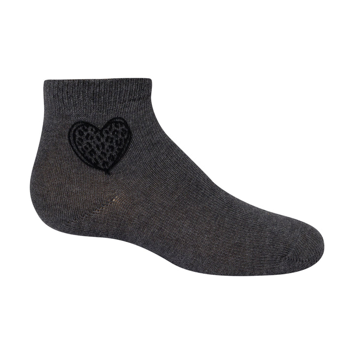 anklet velvet leopard heart
