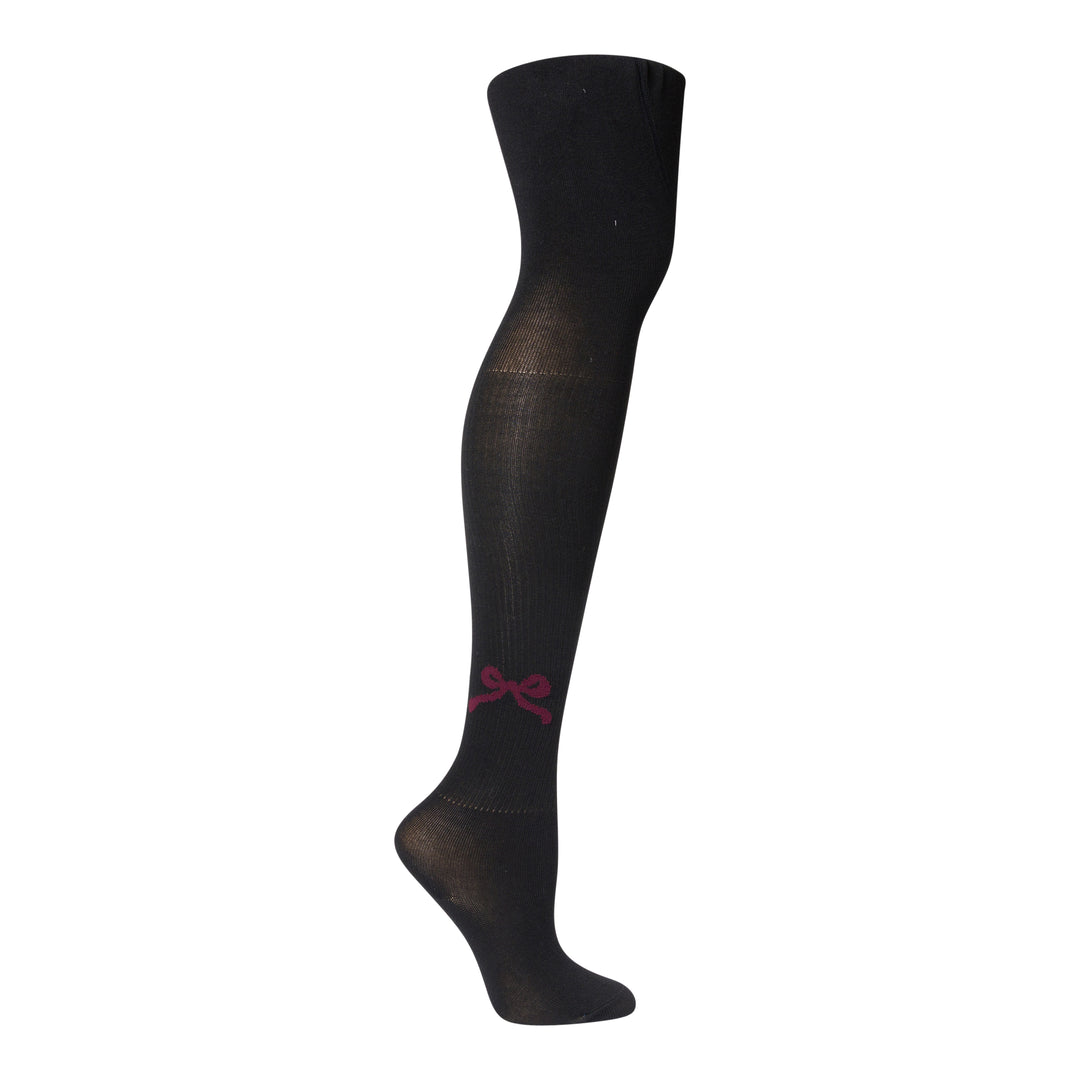 tights cotton sport bow