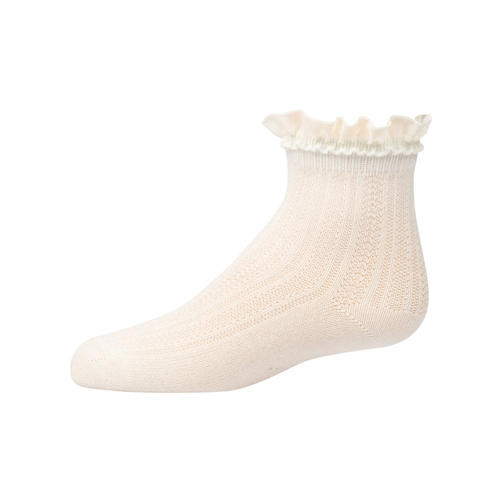 anklet chiffon ruffle