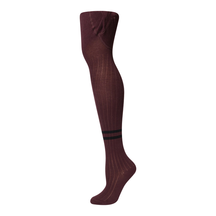 tights cotton double stripe
