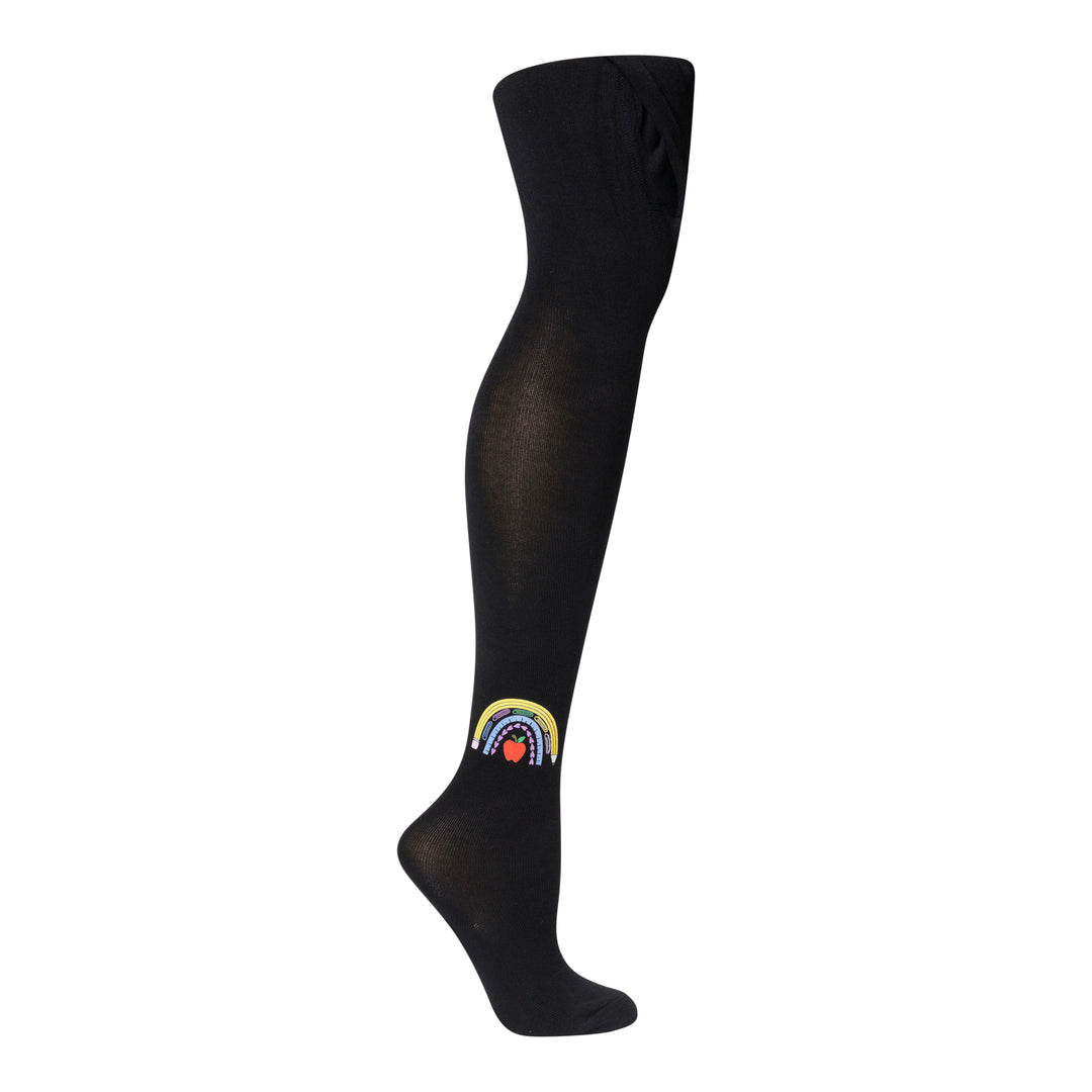 tights cotton rainbow pencil