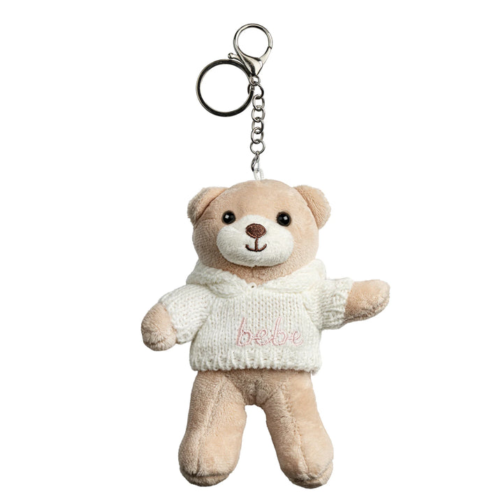 teddy bear hooded keychain