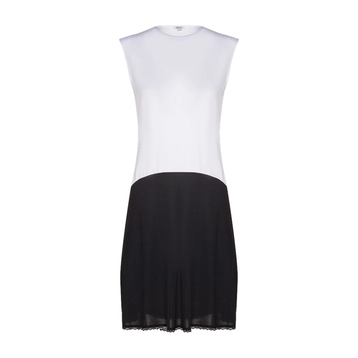 slip full sleeveless shell viscose top nylon bottom 41inch