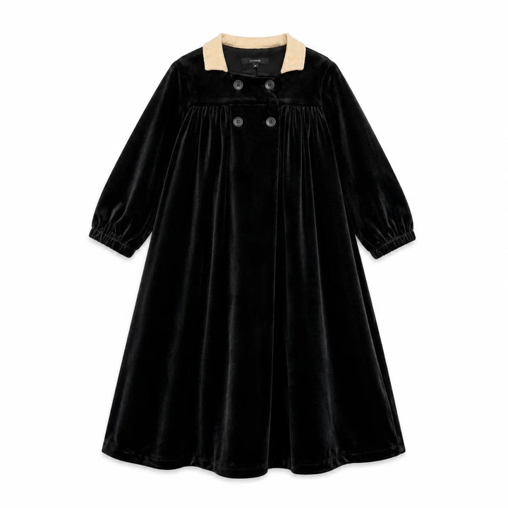 maxi corduroy button robe